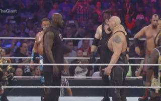 Shaq at WreslteMania 32