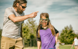 stressed out parent coaching youth athlete